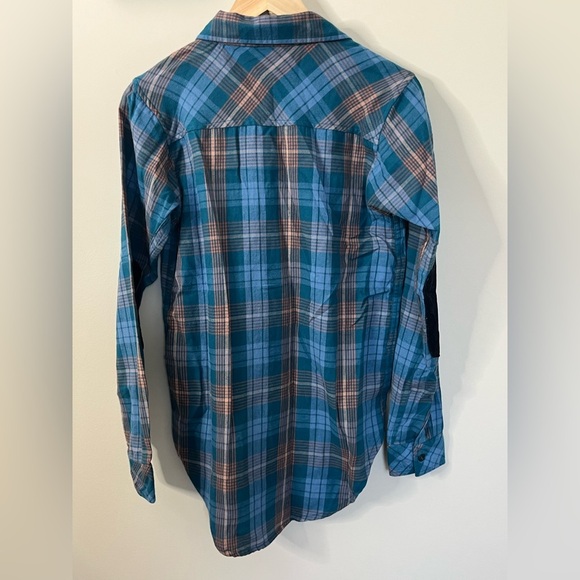 Kavu Women’s High Horizon Flannel Shirt Blue Size XS Button Up - Picture 2 of 8